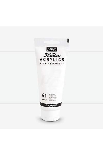 Pebeo Akrilik Boya Studio 100ml Vivid White 41