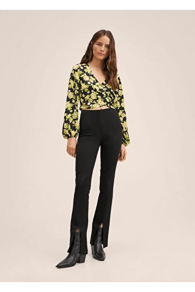 MANGO Woman Çiçekli Bluz