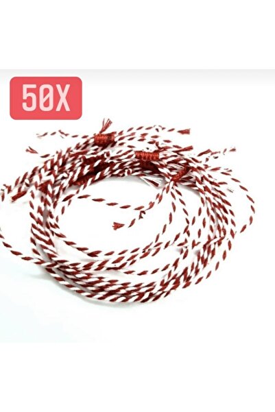 BeryDenz 50 Adet Makrome Örgülü Marteniçka Bileklik Toplu.