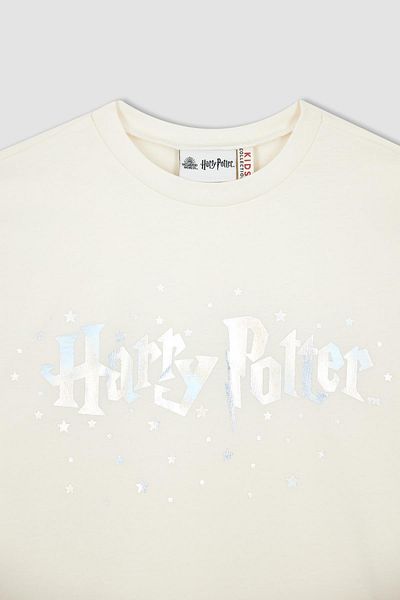 DeFacto Girl's Harry Potter Regular Fit Short Sleeve T-Shirt
