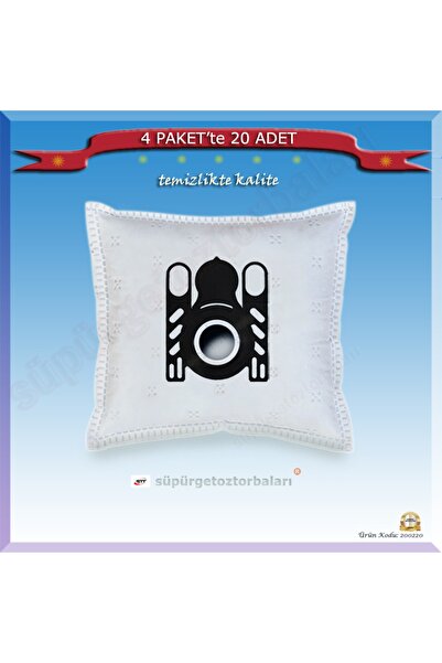 Arçelik S 4124 Σακούλα σκόνης για ηλεκτρική σκούπα Kangaroo 20 τεμάχια 200220