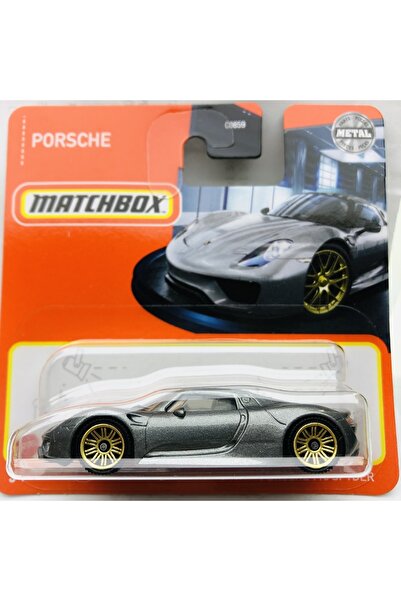 Matchbox Porsche 918 Spyder Silver 1:64 Ölçek Marka 31/100