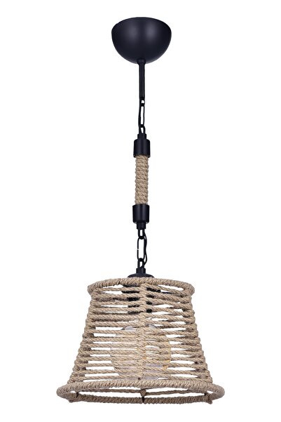 Genel Markalar 2 Katlı Siyah Lüx Halatlı Sarkıt Avize, Şık ve Modern Tasarım