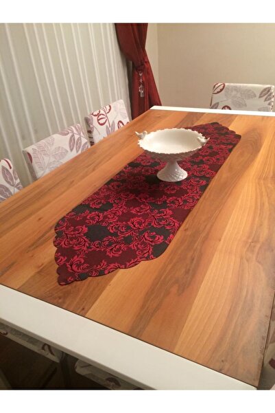 Finezza مهرماه شال نمط جاكار قماش قص ليزر عداء أحمر 140 سم - 677