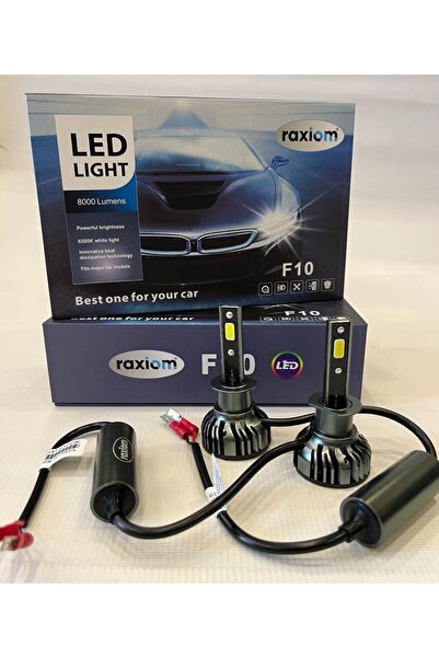 Raxiom H1 Led Xenon Kit Kısa Fanlı Şimşek Etkili F10 2 Adet Far Için