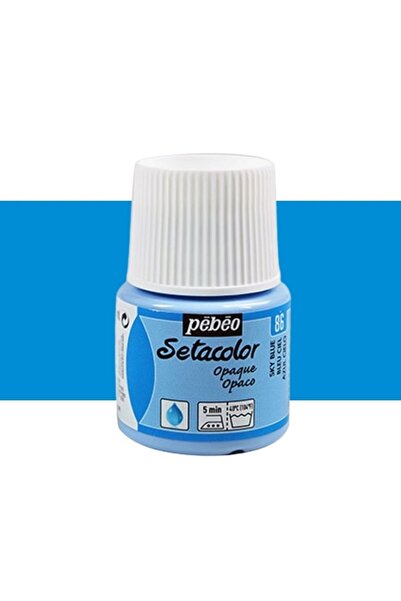 Pebeo Setacolor Opaque Kumaş Boyası (opak) 45ml Sky Blue 86