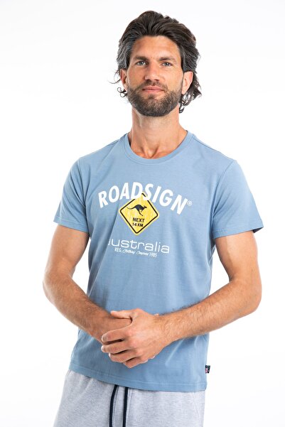 Roadsign Australia T-Shirt - Blue - Regular