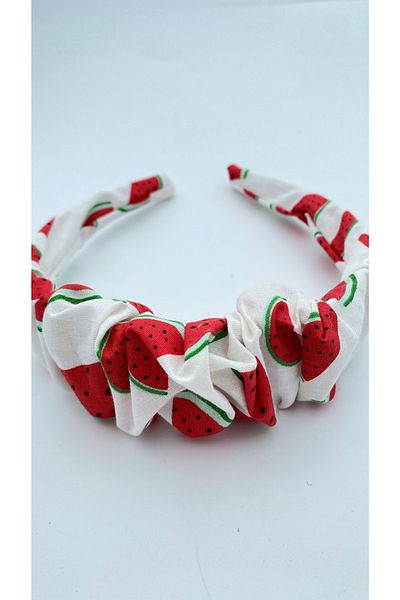 White Alamode Watermelon Patterned Crown