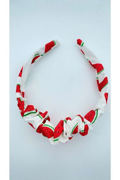 White Alamode Watermelon Patterned Crown