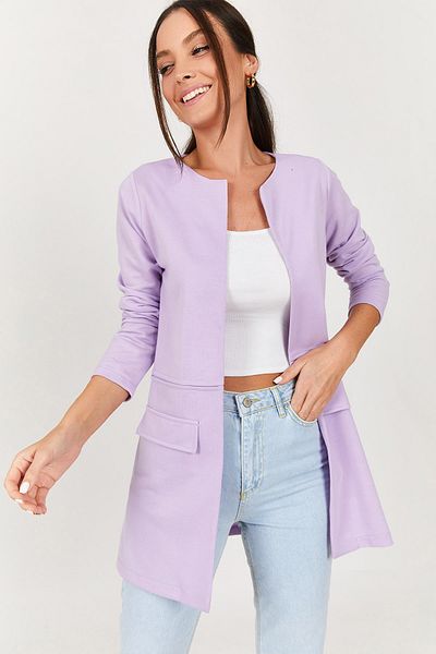 armonika Blazer - Lila - Regular Fit