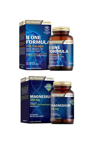 Nutraxin B-One Formula 90+Magnesium Citrate - 250Mg 60 Tablets