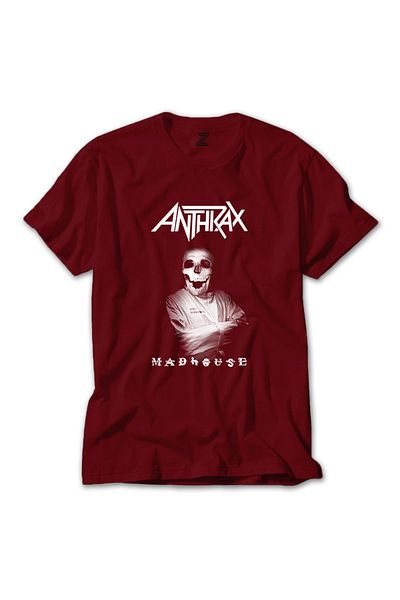 Z zepplin Tricou roșu Anthrax Madhouse