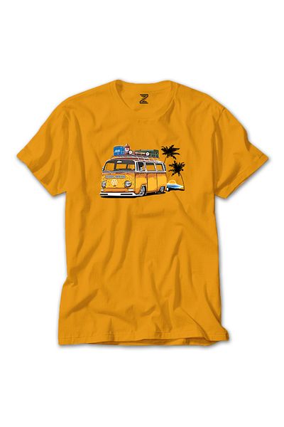 Z zepplin Κίτρινο μπλουζάκι Volkswagen Caravan