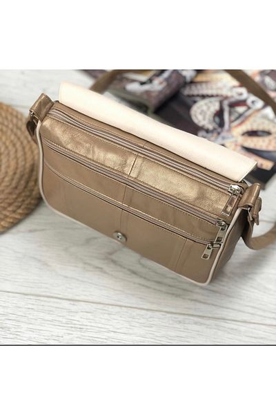 Deribag Geantă Crossbody Mărime Medie Piele Veratică 25*21*7 Cm