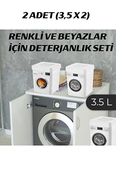 Genel Markalar Voce Renkiler Ve Beyazlar Için Deterjan Kutusu Seti