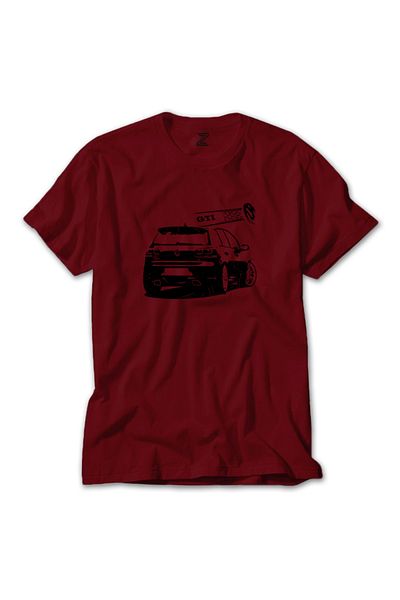 Z zepplin Червена тениска на Volkswagen Golf