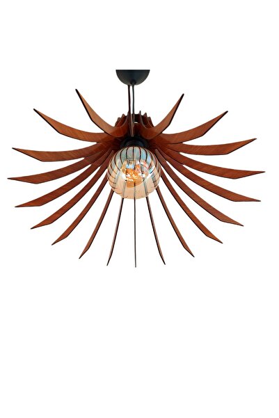 hü ma tasarım ve aksesuar Kirpi Modern Tasarım Doğal Ahşap Mdf 3d Lazer Kesim...