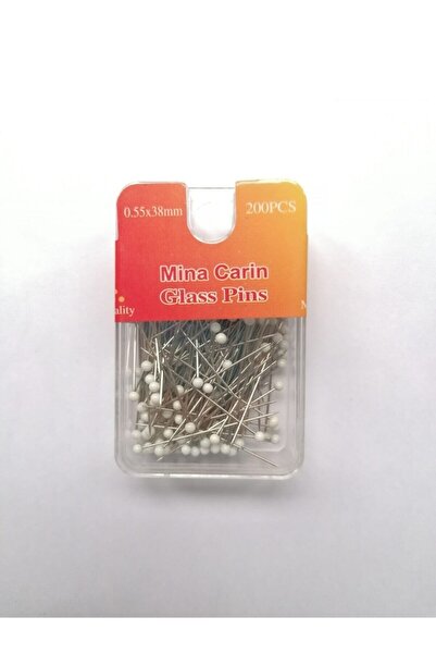 Bayar Kumaş Ac în vrac cu cap de sticlă albă 38 mm 200 buc - 1 bucată