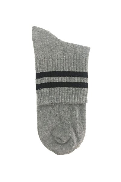 darkzone Men's Gray Short Sports Socks Dzcp0023