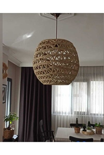 Savana El Yapımı Sanatları Issa Hasır Tavan Aydınlatma