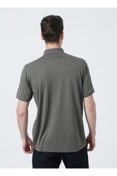 Fabrika Comfort cm t 712 Men's Regular Fit Jacquard Khaki Polo T-Shirt