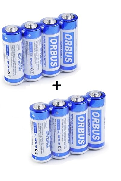 YILTECH 8 Adet Kumanda Pili , Ince Kalem Pil Aaa 1,5 Volt 8 Adet