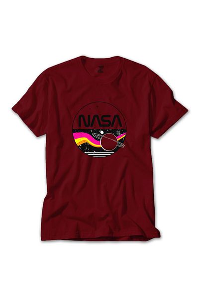 Z zepplin Ρετρό κόκκινο μπλουζάκι της NASA