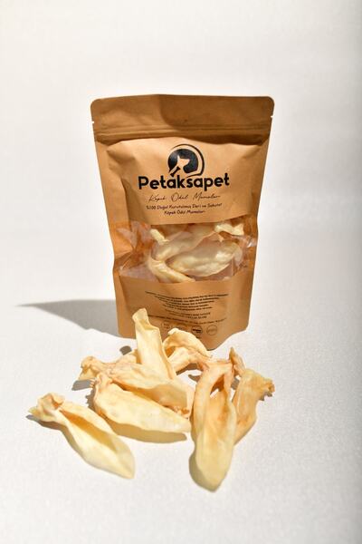 PETAKSAPET Kuzu Kulak %100 Doğal Köpek Ödül Maması 9 Adet