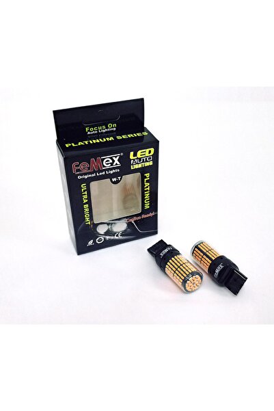 FEMEX Platinum T20 7440 / 7443 9w Led Aydınlatma Ampul Tek Duy / Çift Duy Parlak Turuncu