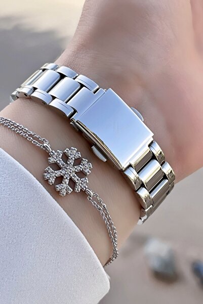 Daniel Klein Modern Thin Case Women's Wristwatch and Bracelet