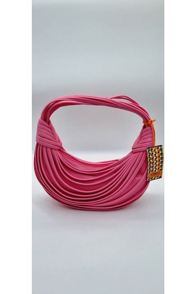 DSN Pile Bote Women's Handbag Fuchsia Color