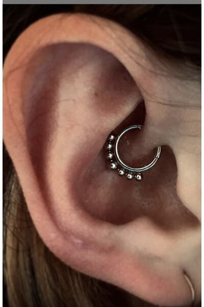 Arescollection Cerrahi Çelik Septum Daith Piercing