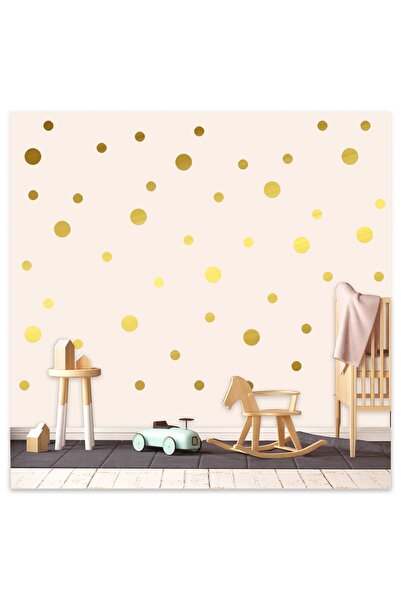 Sticker Sepetim Dekorativne zidne naljepnice za dečiju sobu Tačkasti dezen se...