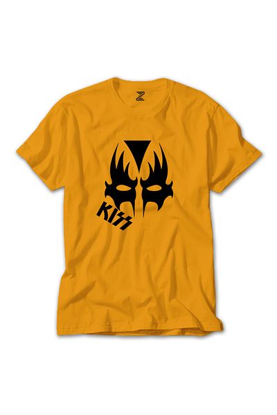 Z zepplin Κίτρινο T-shirt Kiss Mask