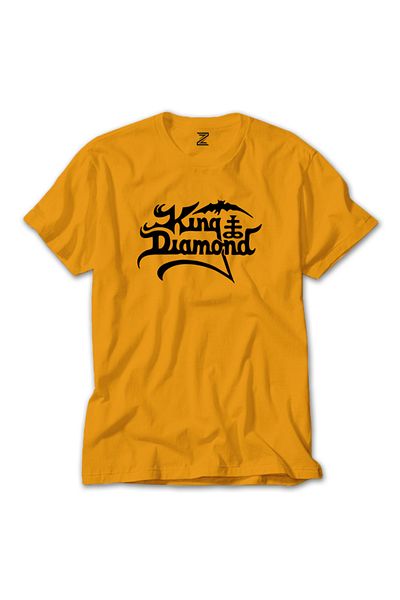 Z zepplin Κίτρινο μπλουζάκι με λογότυπο King Diamond