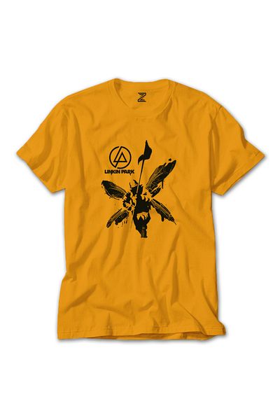 Z zepplin Linkin Park Butterfly - Κίτρινο T-shirt