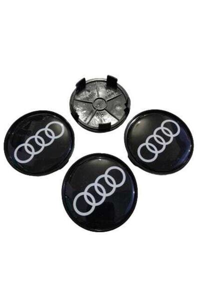 OEM Audi Damla Geçme Jant Göbeği 4 Lü 68-65 Mm