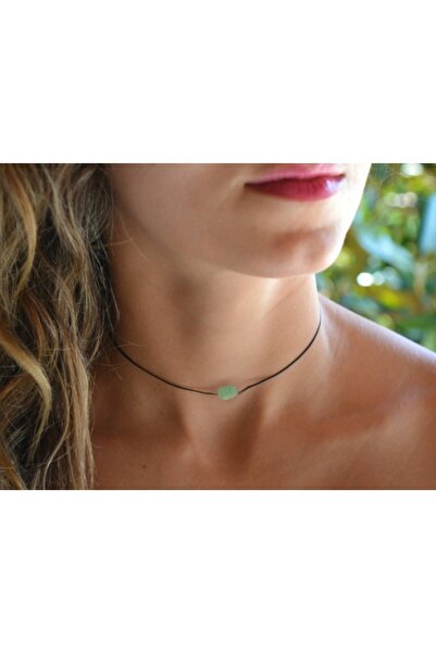 TakıConcept Kova Burcu Florit Doğal Taşlı Choker Kolye
