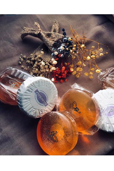 GanoExcel 2 Goat Milk Soap + 2 Transparent Transparent Soap