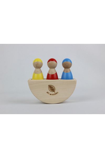 aliwooden Waldorf Balance Ship