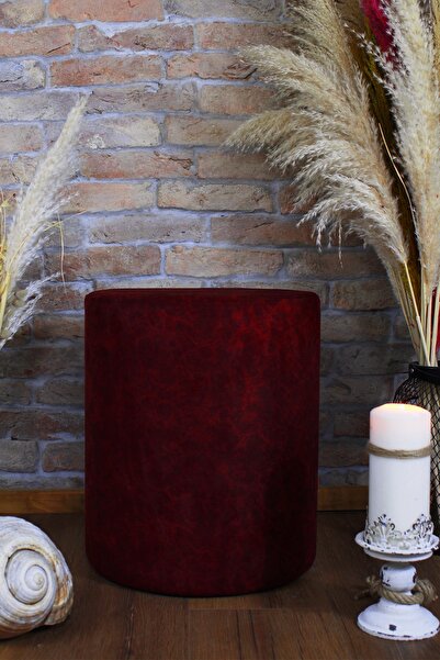 Ozimarkt Silindir Dekoratif Pufidik Puf Bench , Renkli Desenli Puf , Sandalye...