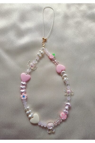 Nuvole Bianche Accessory Pembe Şeker Telefon Askısı