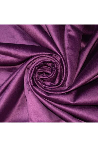 marandiga Mürdüm Mor Döşemelik ve Perdelik Dokuma Kadife Kumaş