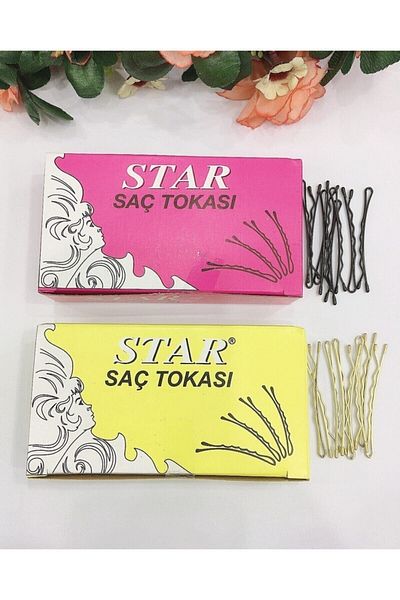İNCİ AKSESUAR Star Wire Buckle 2 Boxes (1 BOX BLACK AND 1 BOX YELLOW)