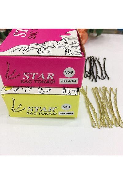 İNCİ AKSESUAR Star Wire Buckle 2 Boxes (1 BOX BLACK AND 1 BOX YELLOW)