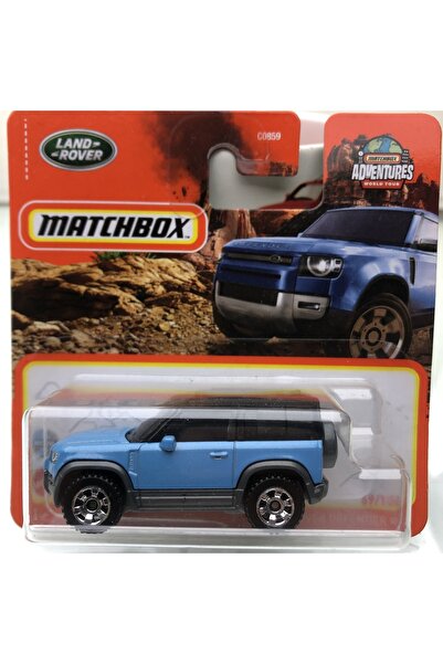 Matchbox 2020 Land Rover Defender 90 Mavi 1:64 Ölçek Marka 69/100
