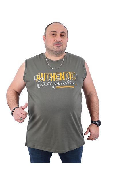 Starbattal Ανδρικό μεγάλο μέγεθος Athlete Bis Collar California Khaki 22133-3-std
