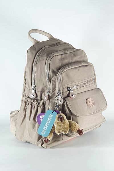 FCSTORE Unisex Açık Vizon Sırt Çantası Günlük Kullanım Krinkıl Su Geçirmez 12'' inç 30x30x15cm Nemo Group