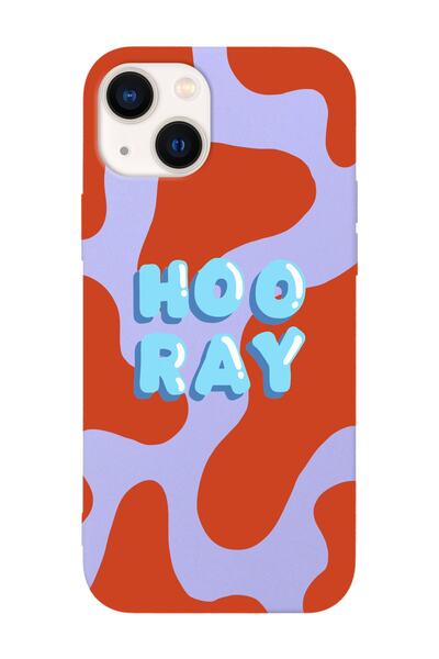 shoptocase Iphone 13 Uyumlu Hooray Tasarımlı Lasman Telefon Kılıfı