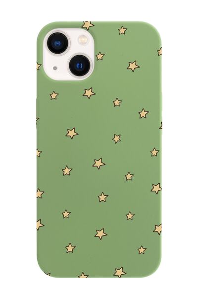 shoptocase Iphone 13 Uyumlu Yıldızlar Tasarımlı Lasman Telefon Kılıfı